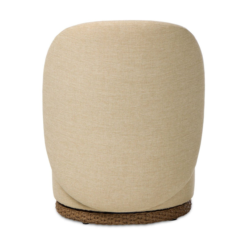 Quaid Outdoor Upholstered Dining Chair - Alessi Buff