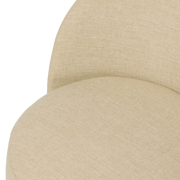 Quaid Outdoor Upholstered Dining Chair - Alessi Buff