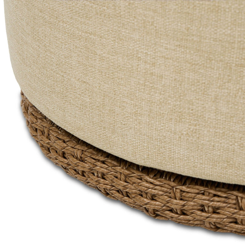Quaid Outdoor Upholstered Dining Chair - Alessi Buff