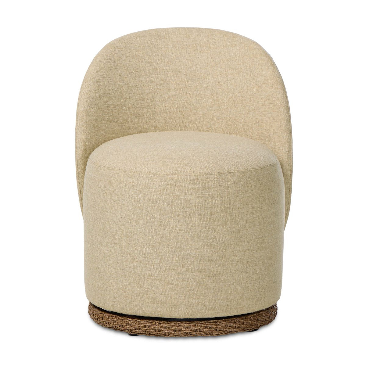 Quaid Outdoor Upholstered Dining Chair - Alessi Buff