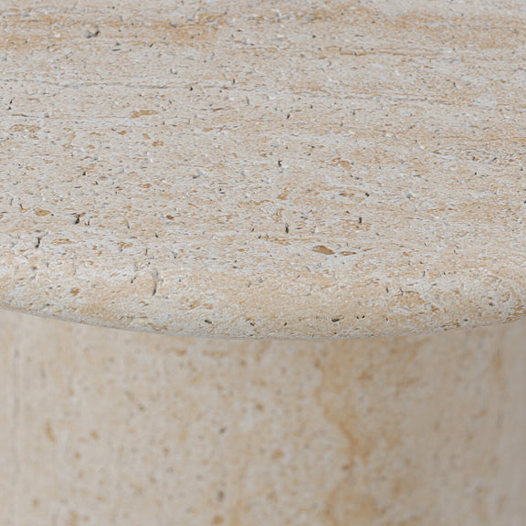Poole Outdoor End Table - Textured Sand Concrete
