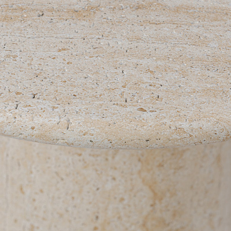 Poole Outdoor End Table - Textured Sand Concrete