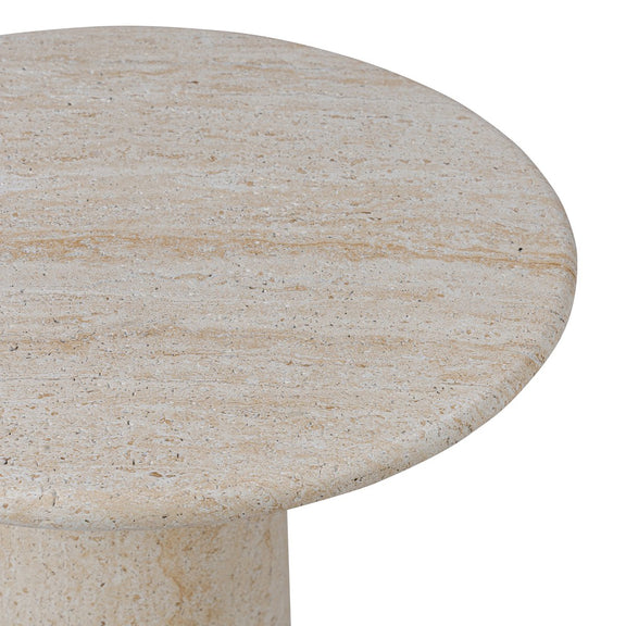 Poole Outdoor End Table - Textured Sand Concrete
