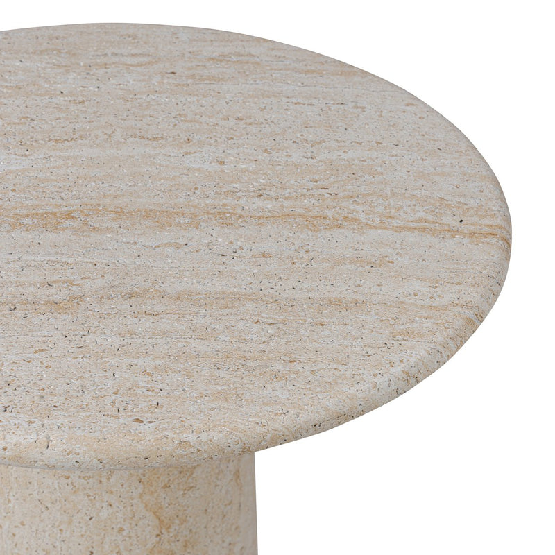 Poole Outdoor End Table - Textured Sand Concrete