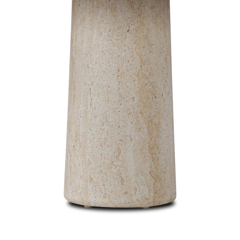 Poole Outdoor End Table - Textured Sand Concrete