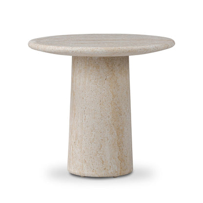 Poole Outdoor End Table - Textured Sand Concrete