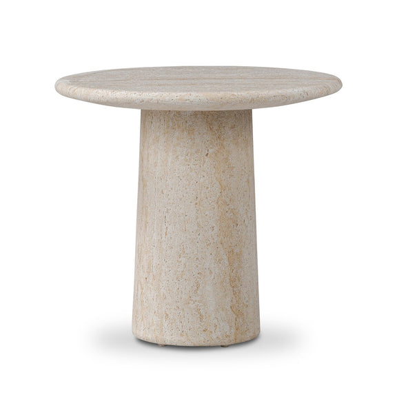 Poole Outdoor End Table - Textured Sand Concrete