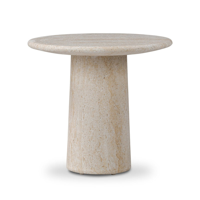 Poole Outdoor End Table - Textured Sand Concrete