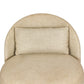 Quaid Outdoor Upholstered Swivel Chair - Alessi Buff