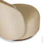 Quaid Outdoor Upholstered Swivel Chair - Alessi Buff