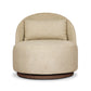Quaid Outdoor Upholstered Swivel Chair - Alessi Buff