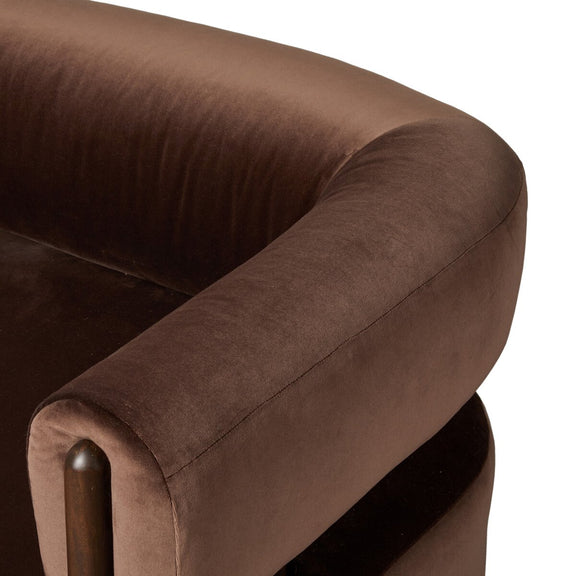 Ward Swivel Chair - Surrey Cocoa