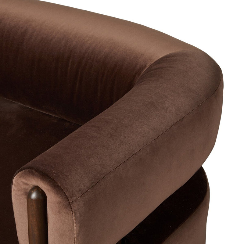 Ward Swivel Chair - Surrey Cocoa