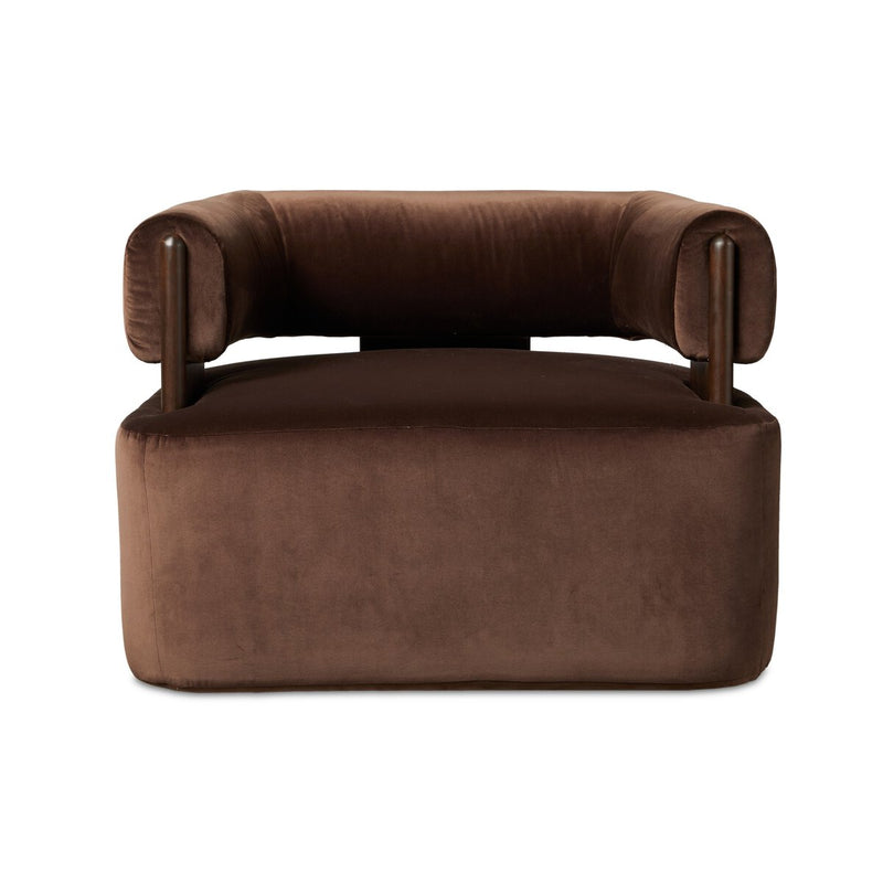 Ward Swivel Chair - Surrey Cocoa
