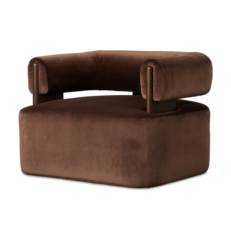 Ward Swivel Chair - Surrey Cocoa