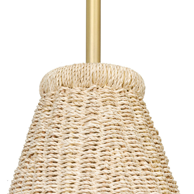 Riata Pendant - Light Raffia