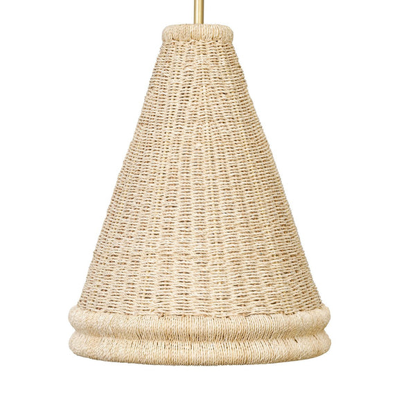 Riata Pendant - Light Raffia
