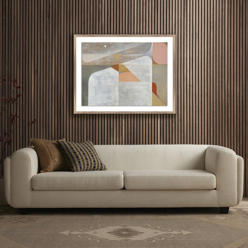 Mon Coeur Est Fort by Gregory Gove - Rustic Walnut