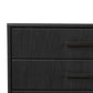 Rosenell 6 Drawer Dresser - Black Oak Veneer