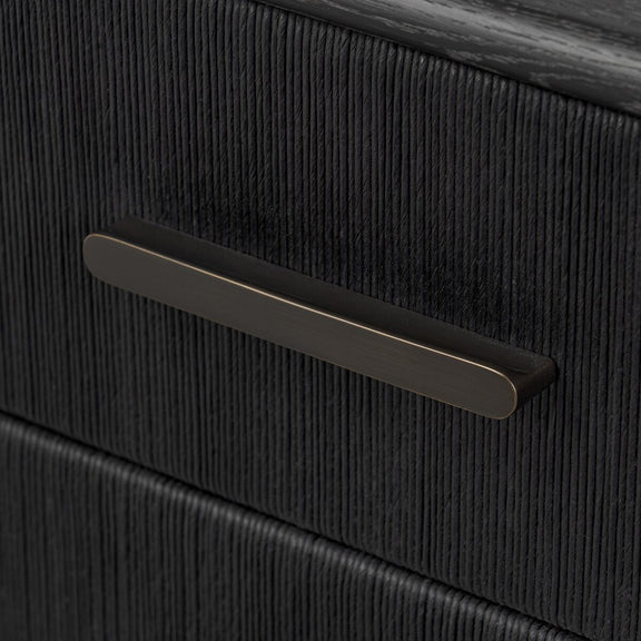 Rosenell 6 Drawer Dresser - Black Oak Veneer