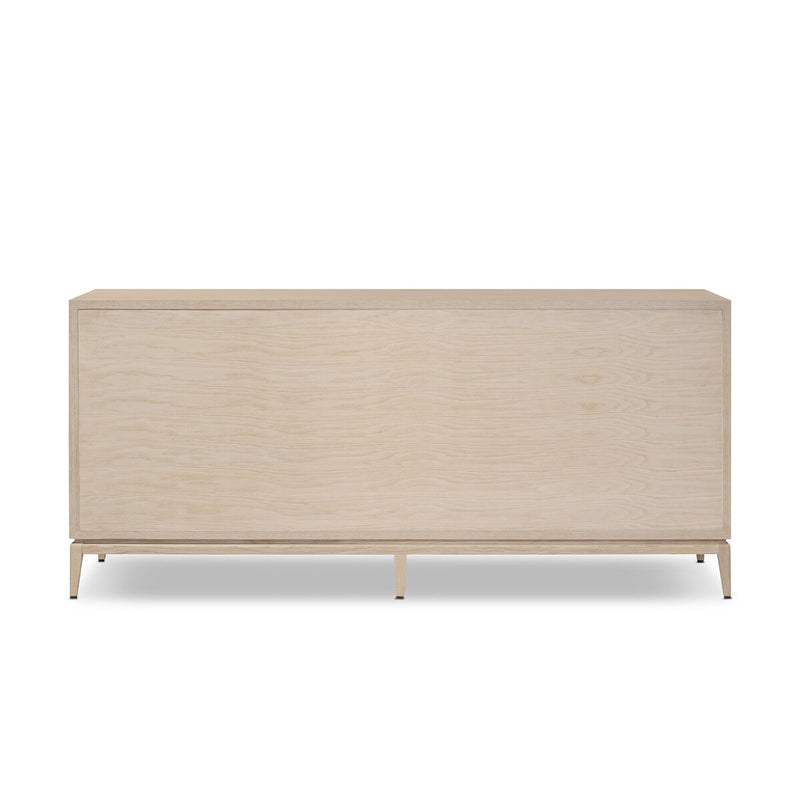 Rosenell 6 Drawer Dresser - Natural Oak Veneer