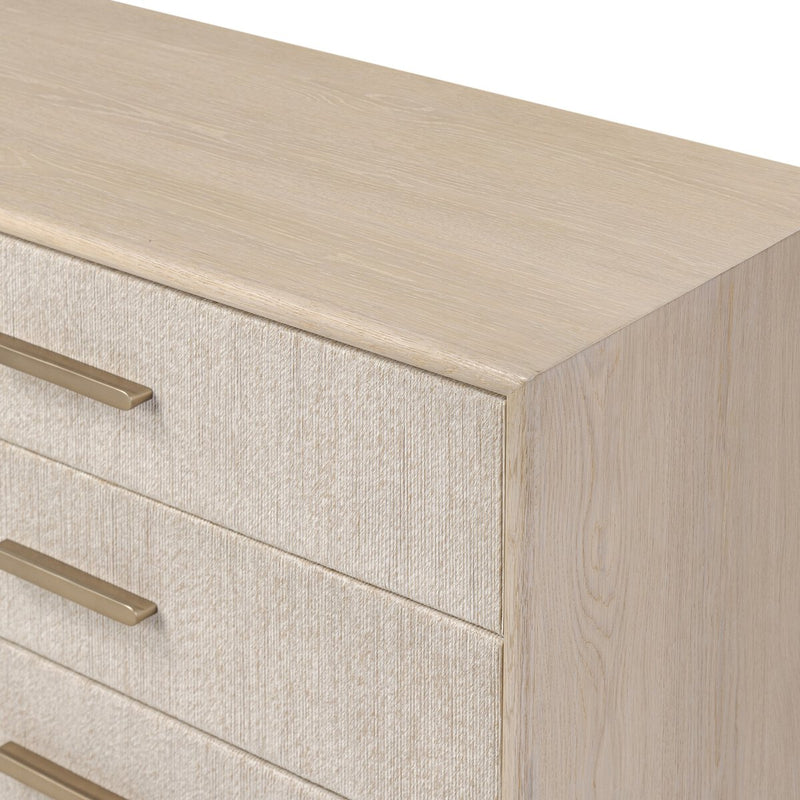 Rosenell 6 Drawer Dresser - Natural Oak Veneer