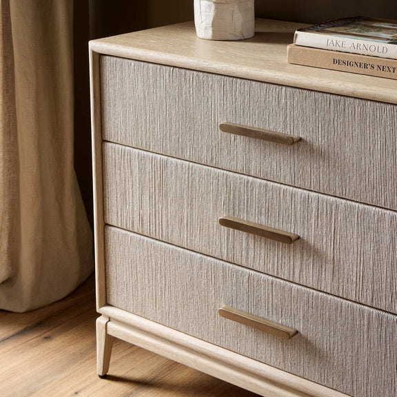 Rosenell 6 Drawer Dresser - Natural Oak Veneer