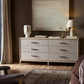 Rosenell 6 Drawer Dresser - Natural Oak Veneer