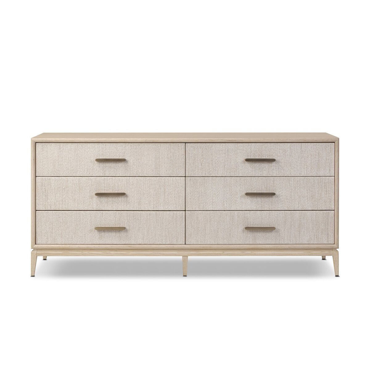 Rosenell 6 Drawer Dresser - Natural Oak Veneer