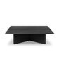 Rosenell Square Coffee Table - Black Oak Veneer