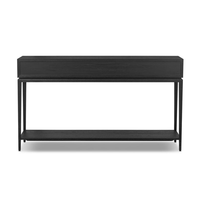 Rosenell Console Table - 60" - Black Oak Veneer