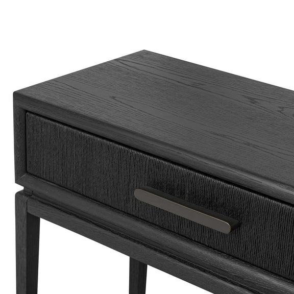 Rosenell Console Table - 60" - Black Oak Veneer
