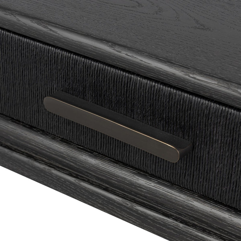 Rosenell Console Table - 60" - Black Oak Veneer