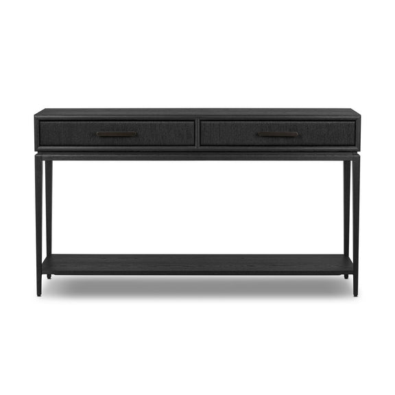 Rosenell Console Table - 60" - Black Oak Veneer