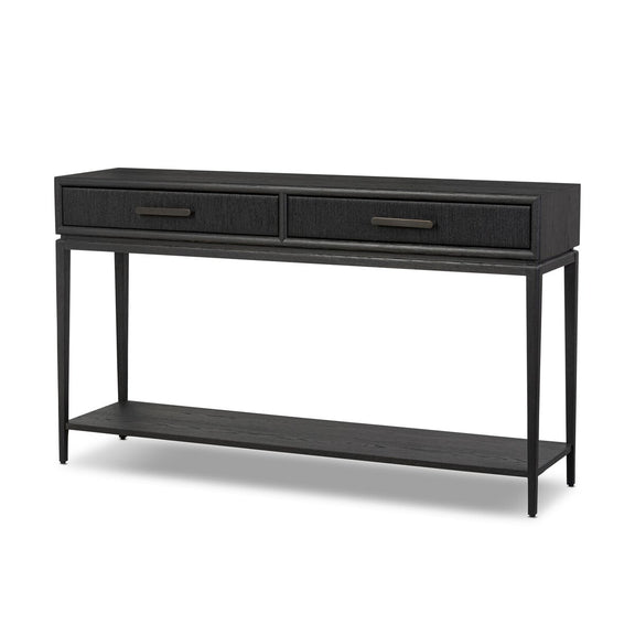 Rosenell Console Table - 60" - Black Oak Veneer