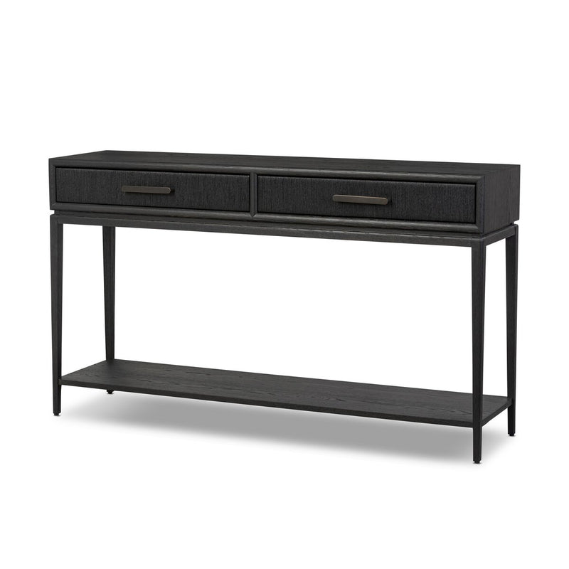 Rosenell Console Table - 60" - Black Oak Veneer