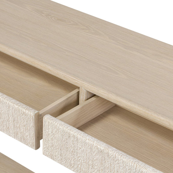 Rosenell Console Table - 60" - Natural Oak Veneer
