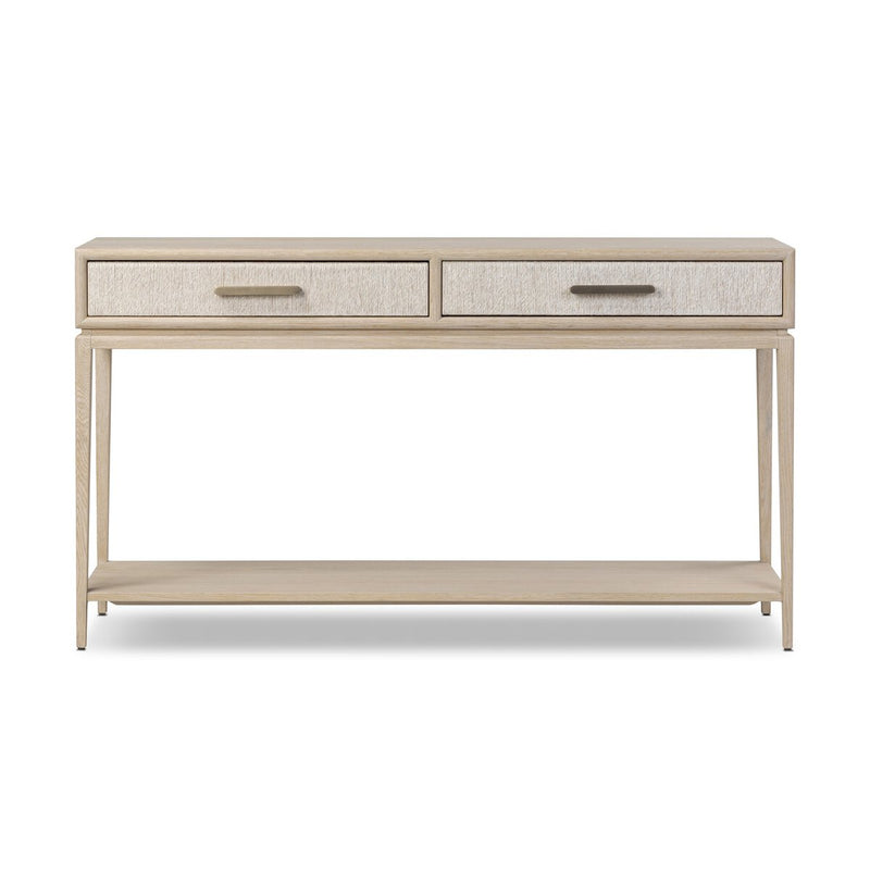 Rosenell Console Table - 60" - Natural Oak Veneer