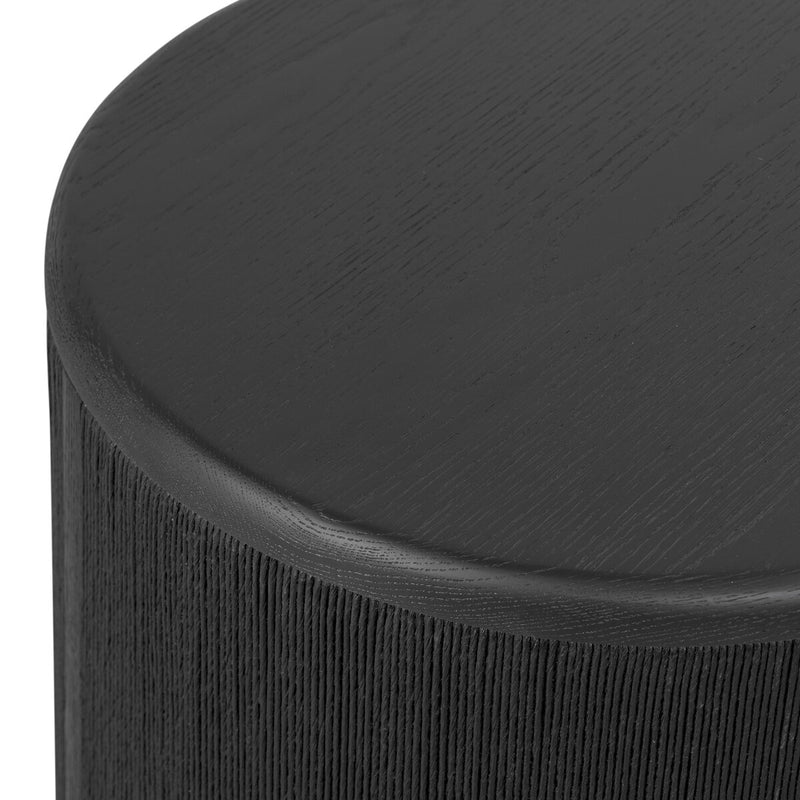Rosenell End Table - Black Oak Veneer