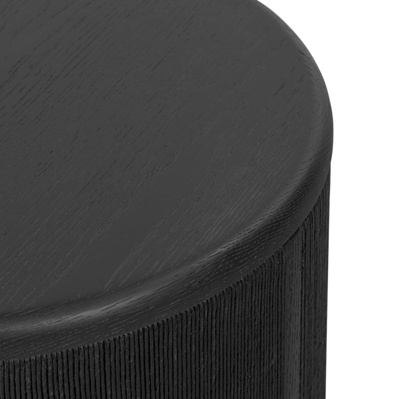 Rosenell End Table - Black Oak Veneer