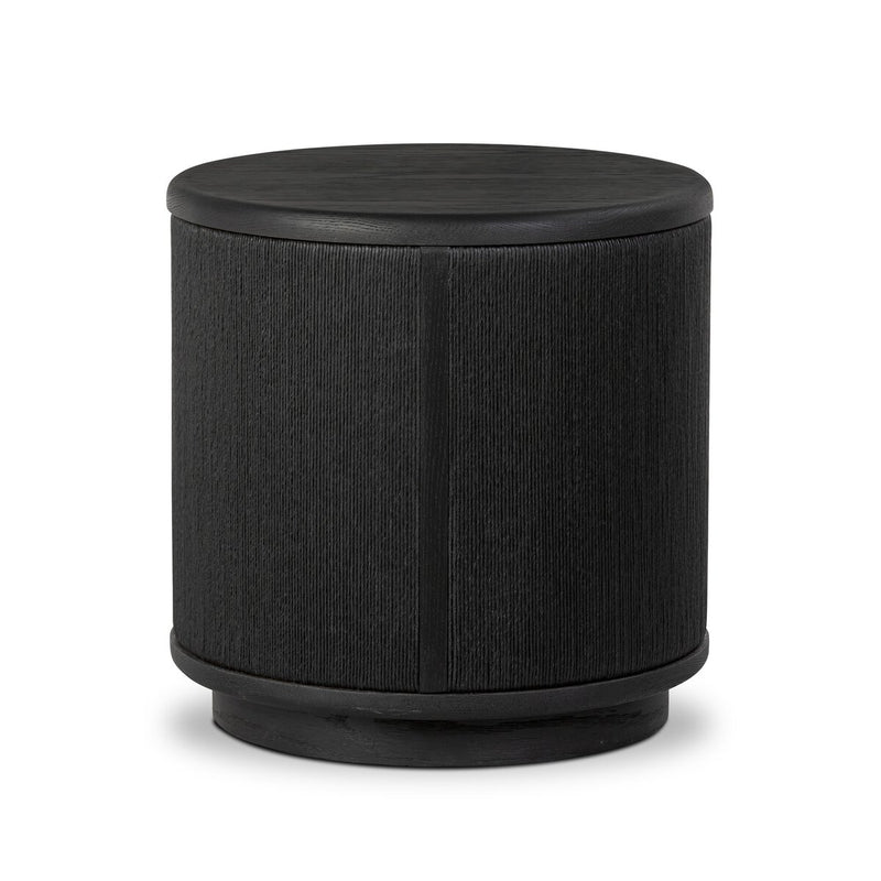 Rosenell End Table - Black Oak Veneer