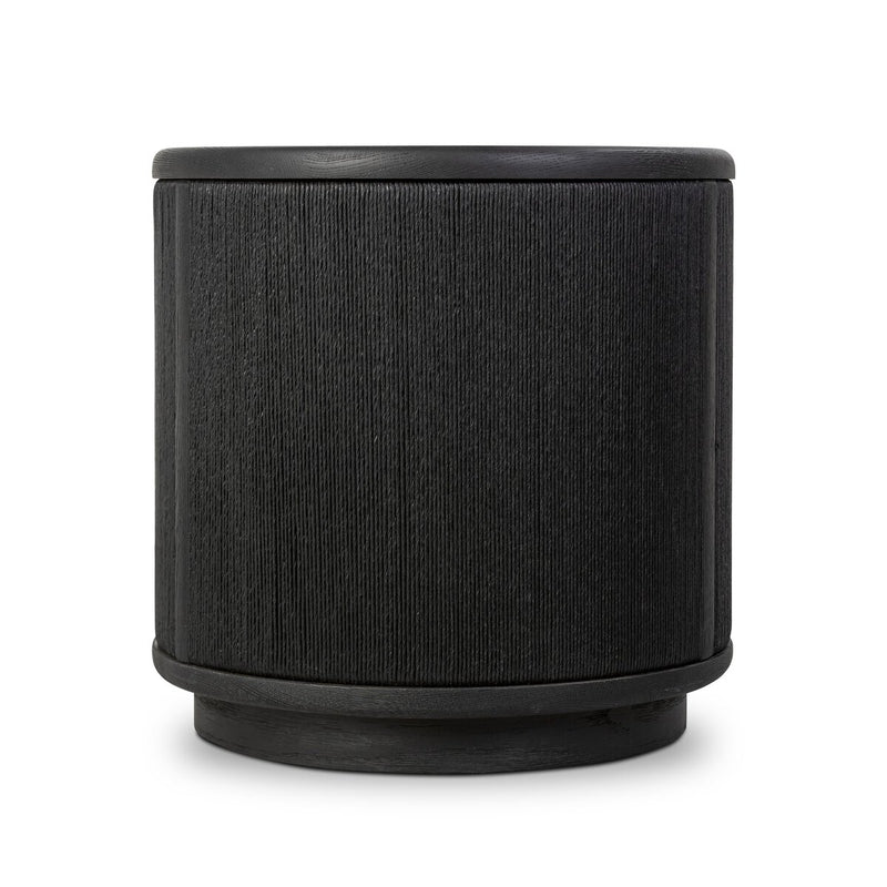 Rosenell End Table - Black Oak Veneer