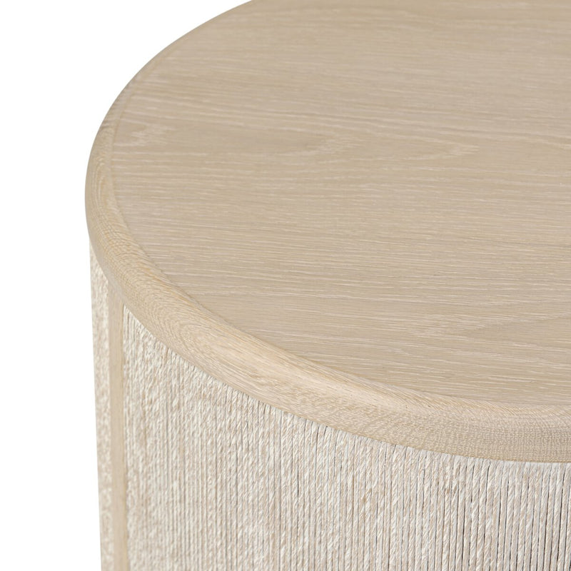 Rosenell End Table - Natural Oak Veneer