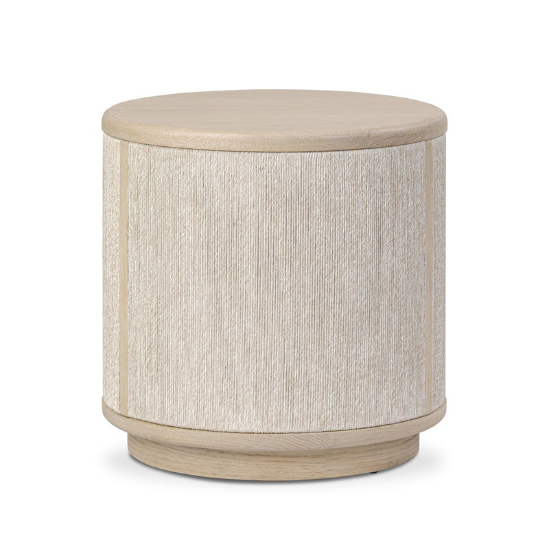 Rosenell End Table - Natural Oak Veneer