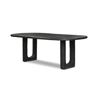 Obito Dining Table - Obsidian Concrete