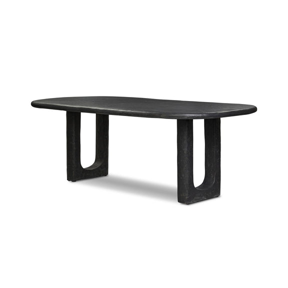 Obito Dining Table - Obsidian Concrete