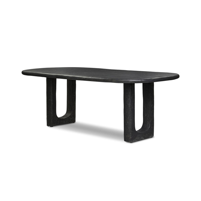 Obito Dining Table - Obsidian Concrete