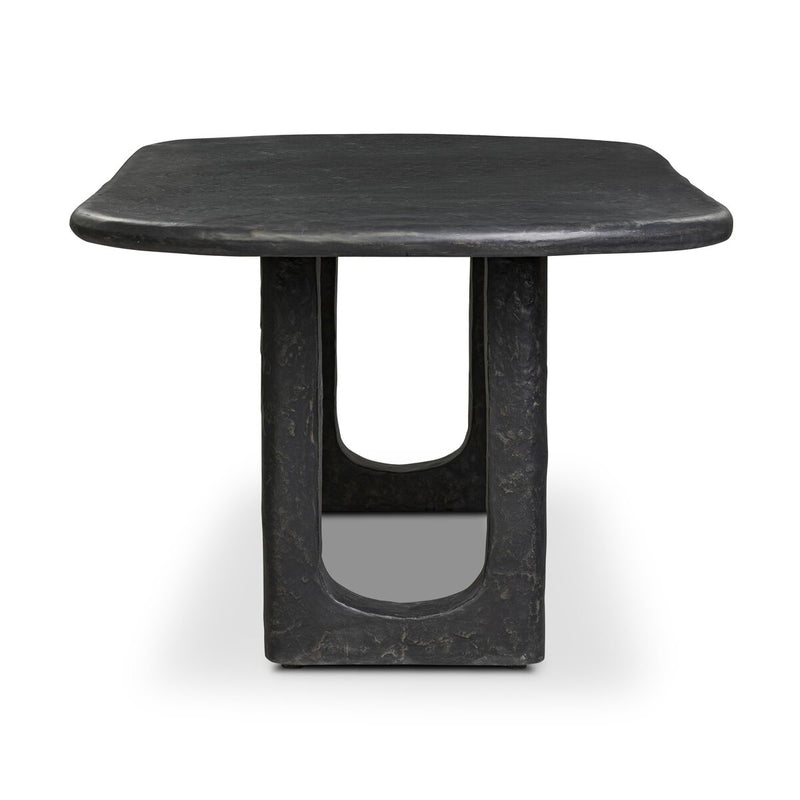 Obito Dining Table - Obsidian Concrete