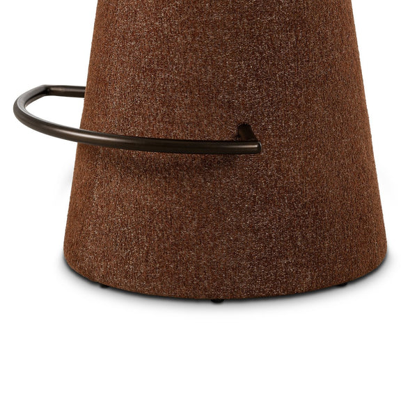Cannes Swivel Counter Stool - Crypton Wayfarer Sienna