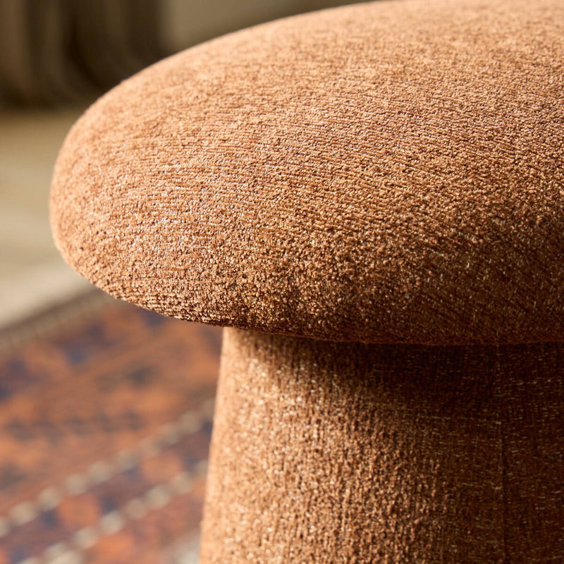 Cannes Swivel Counter Stool - Crypton Wayfarer Sienna